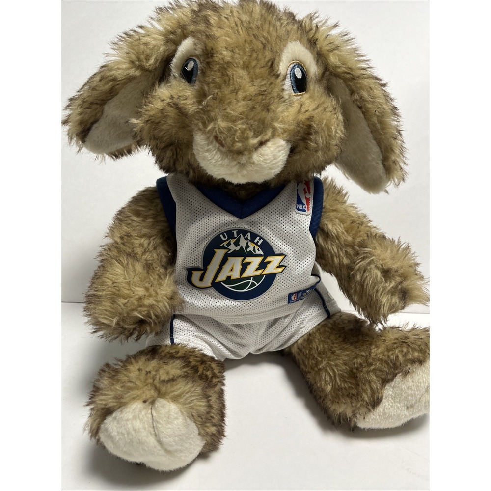2012 Build A Bear HOP Bunny PlushToy Special Edition *Utah Jazz Outfit Included